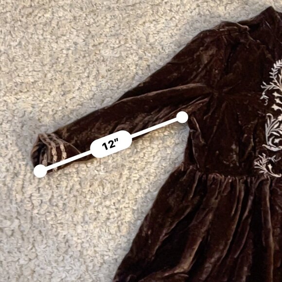 Stetson Velvet Embroidered Tunic Top • Vintage Western - Picture 10 of 11